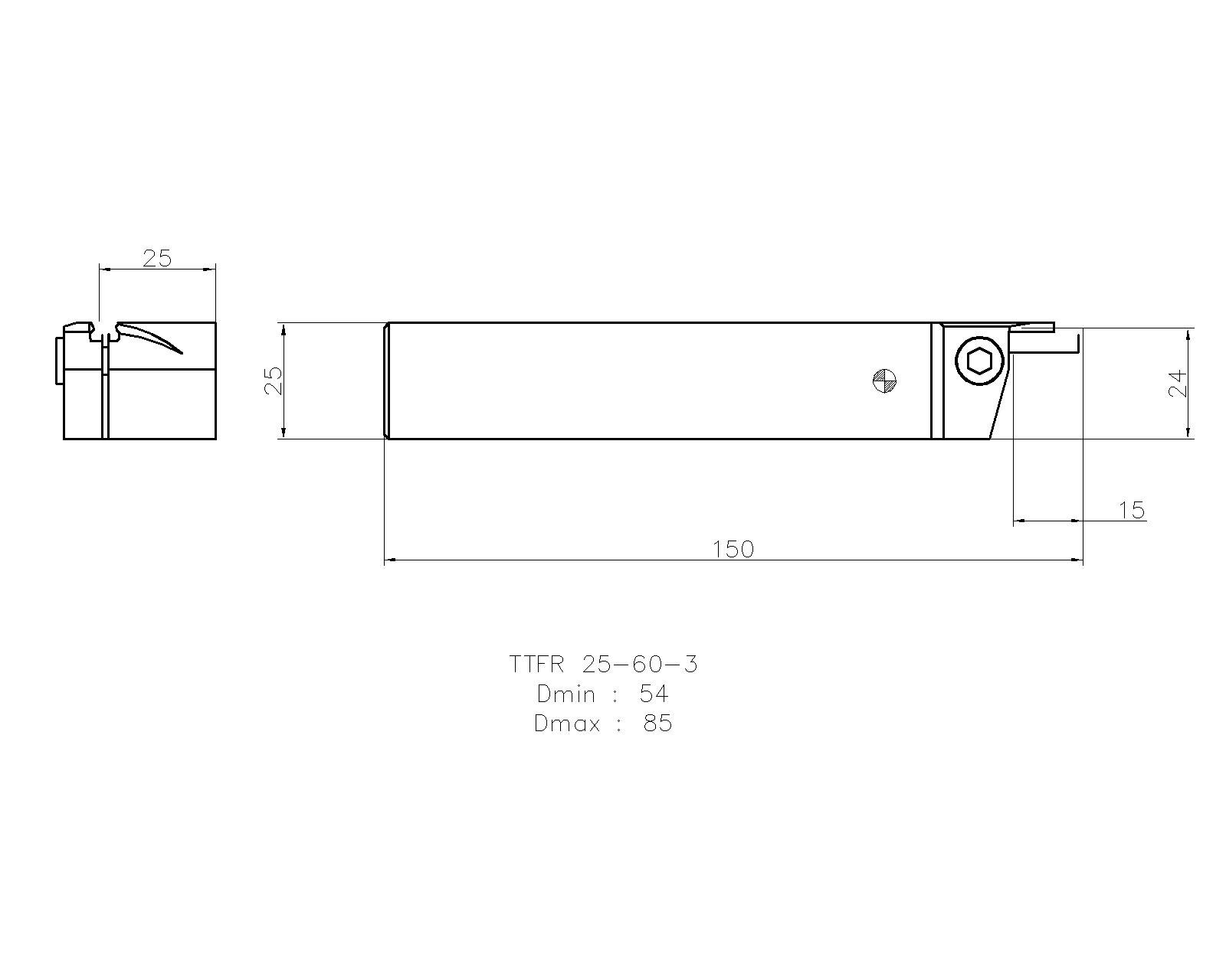 Ingersoll Cutting Tools Metal Working Tools TTFR/L 2800331 TTFR