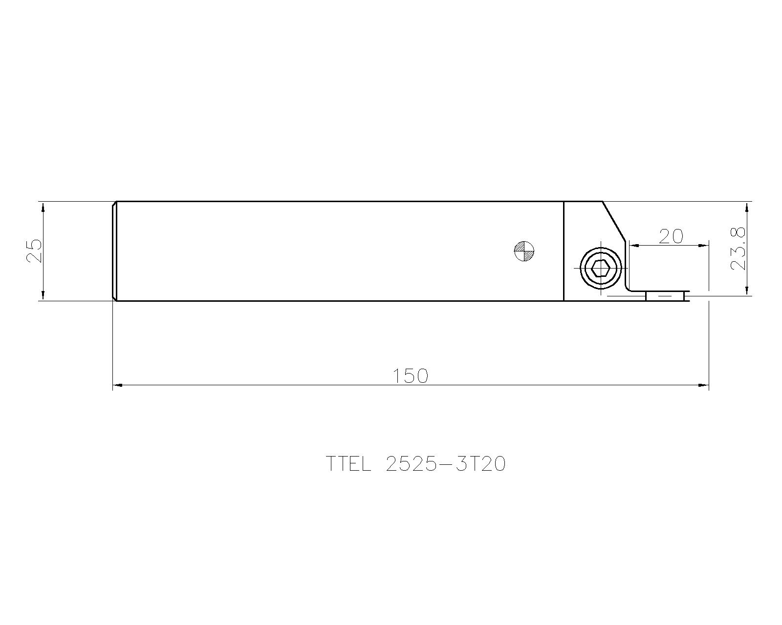 Ingersoll Cutting Tools Metal Working Tools TTER/L lang 2800463
