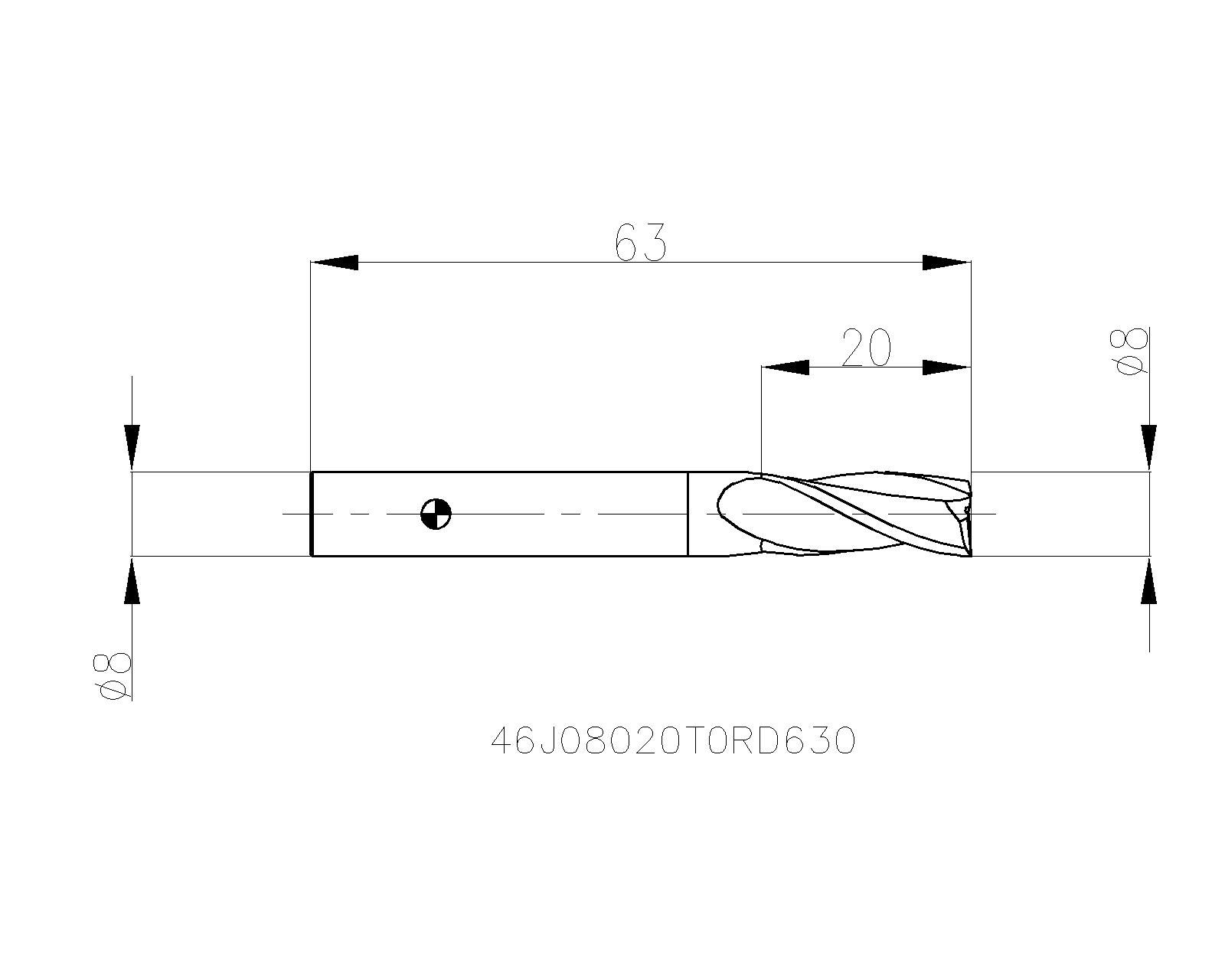 Ingersoll Cutting Tools - Metal Working Tools - SC 46J_ Z=3 DIN6535HA ...