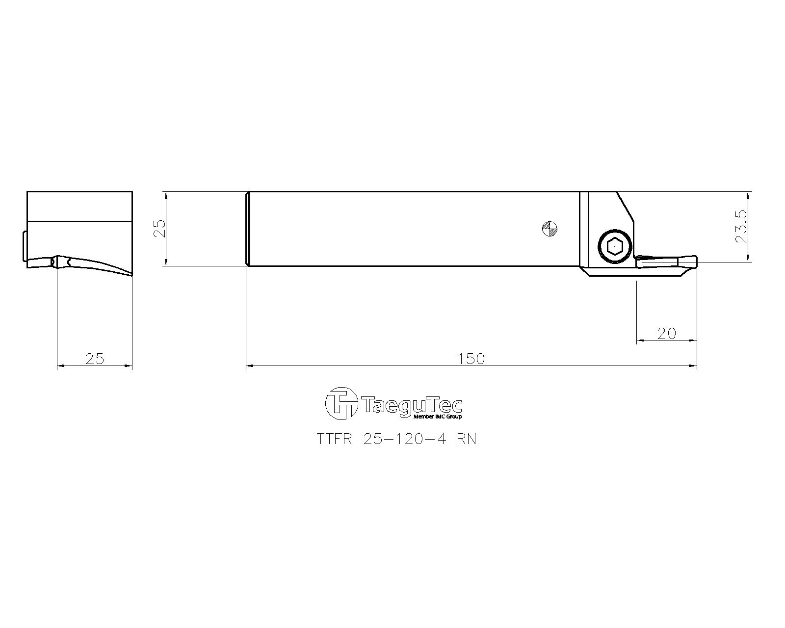 TaeguTec Cutting Tools Metal Working Tools TTFR/L 20/25RN