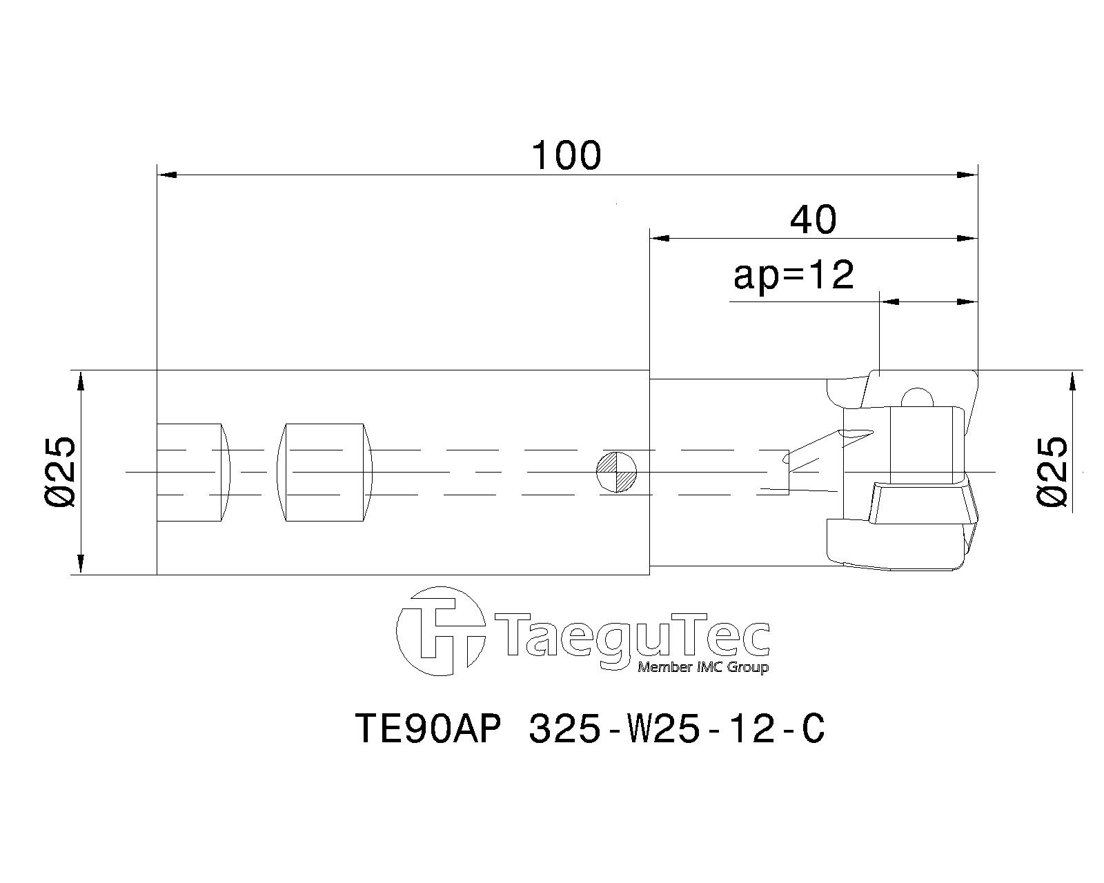 テグテック ミルラッシュ:カッター 3P_TE90-221-20-10-L200 期間限定 ポイント10倍 - 2