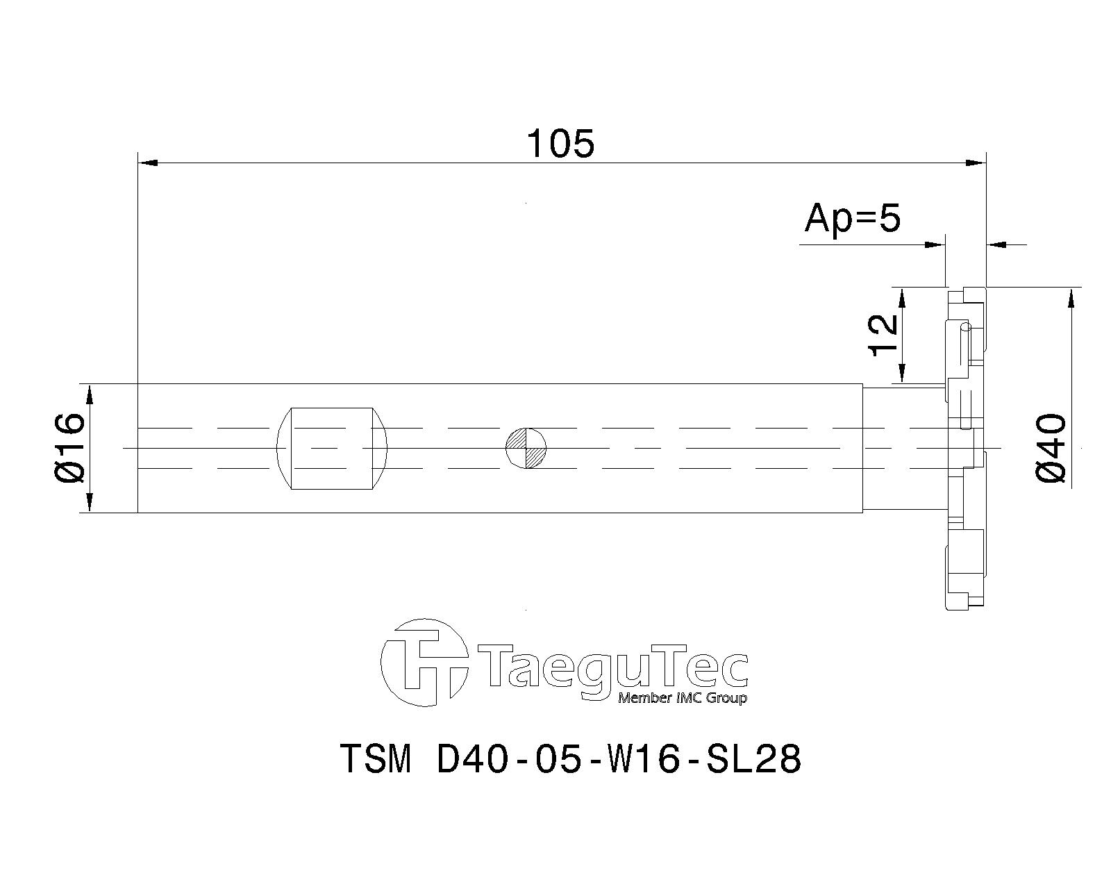 TaeguTec Cutting Tools - Metal Working Tools - TSM-W-SL