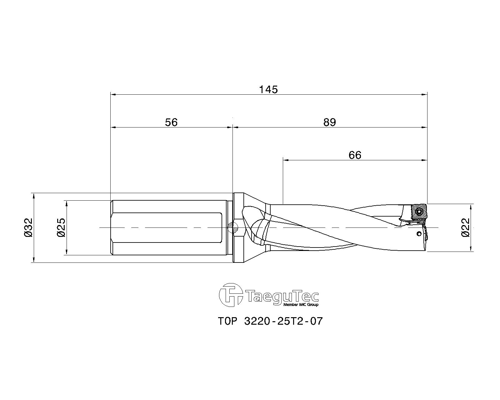 テグテック 刃先交換式ドリルホルダー ドリルラッシュ ( TCD 115-119-16S0-12D ) テグテックジャパン(株) テグテック 刃先交換式ドリルホルダー ドリルラッシュ ( TCD