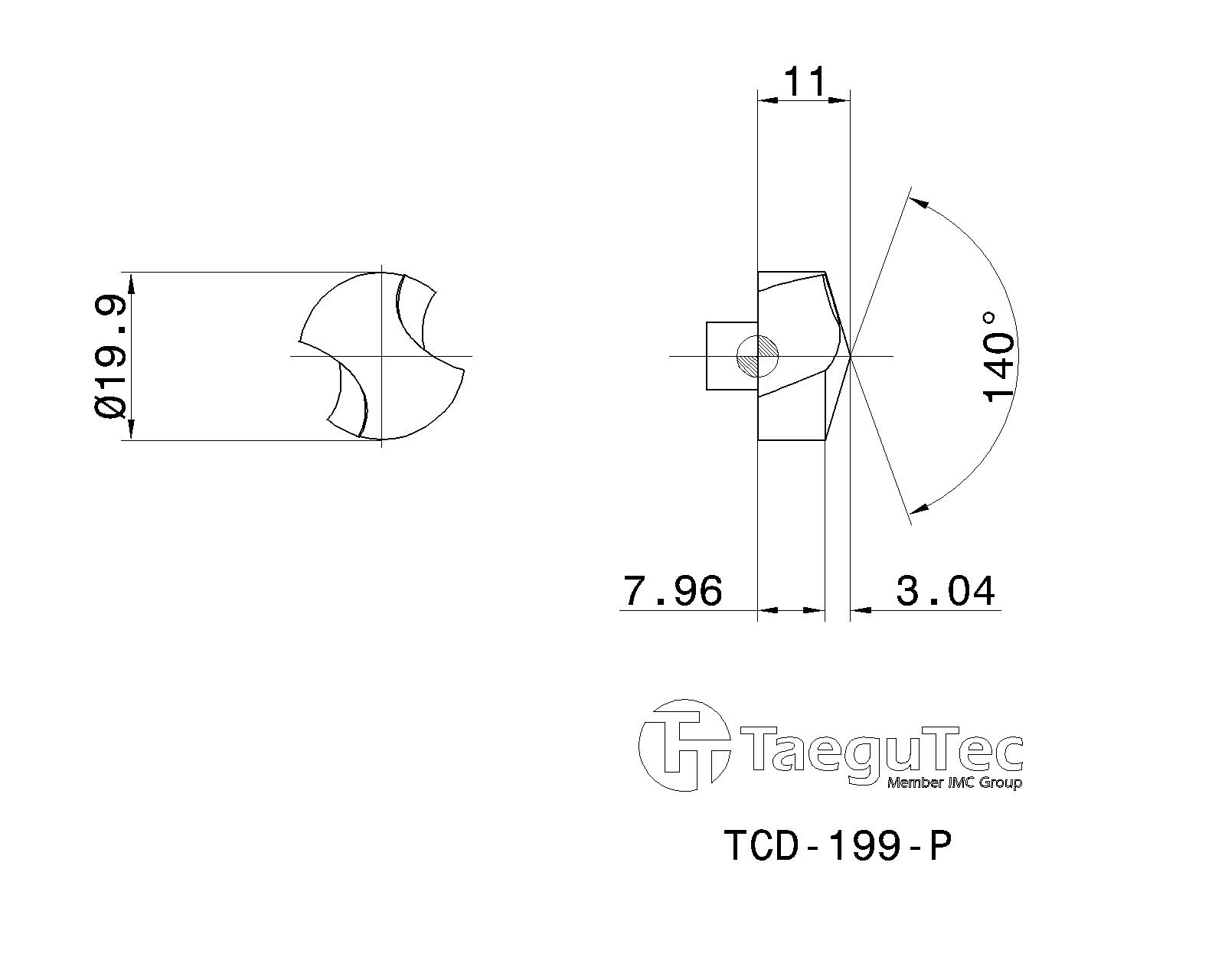 TaeguTec Cutting Tools - Metal Working Tools - TCD ...-P : 4207329 - TCD-199 -P