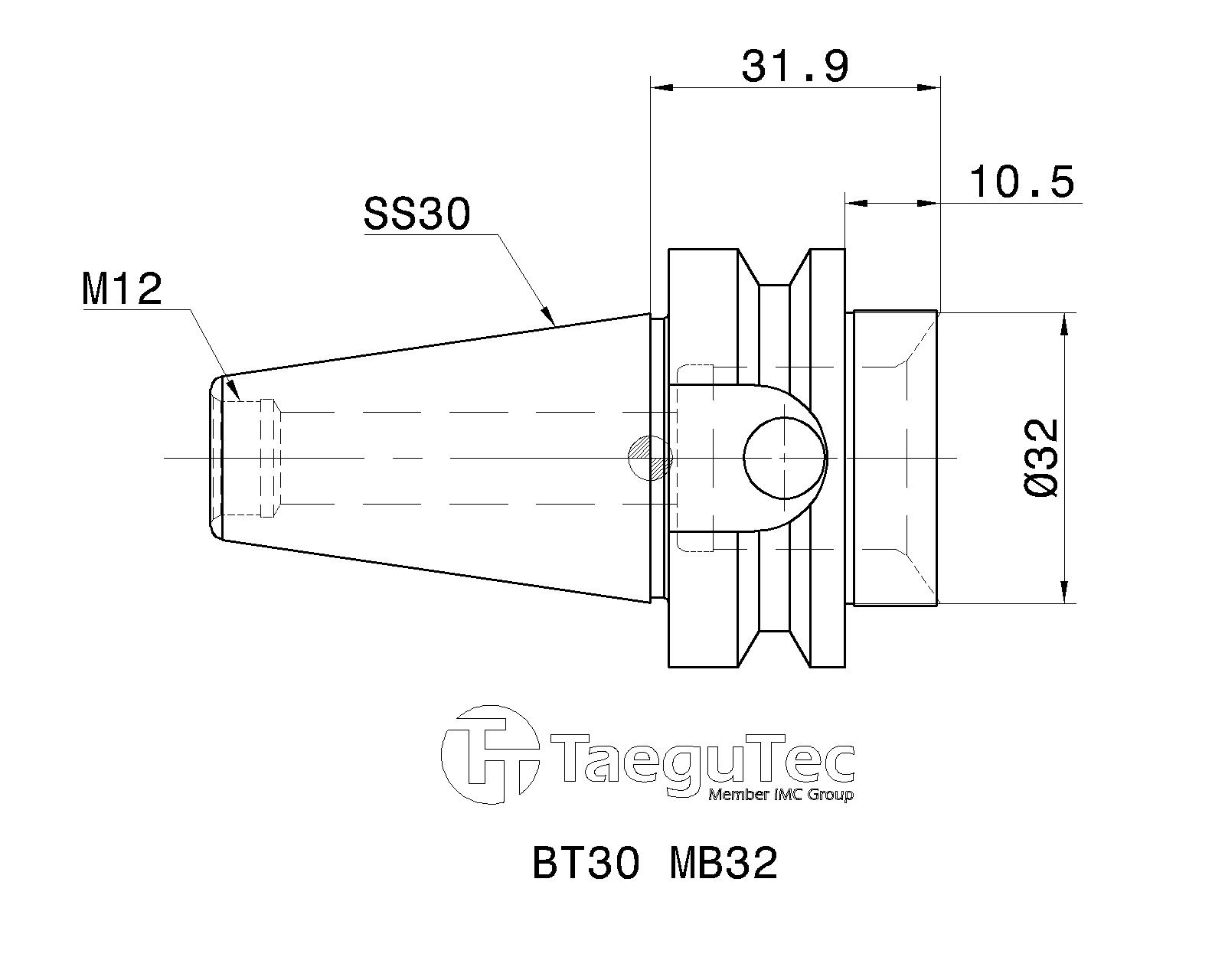 TaeguTec Cutting Tools - Metal Working Tools - BT-MB : 4652335