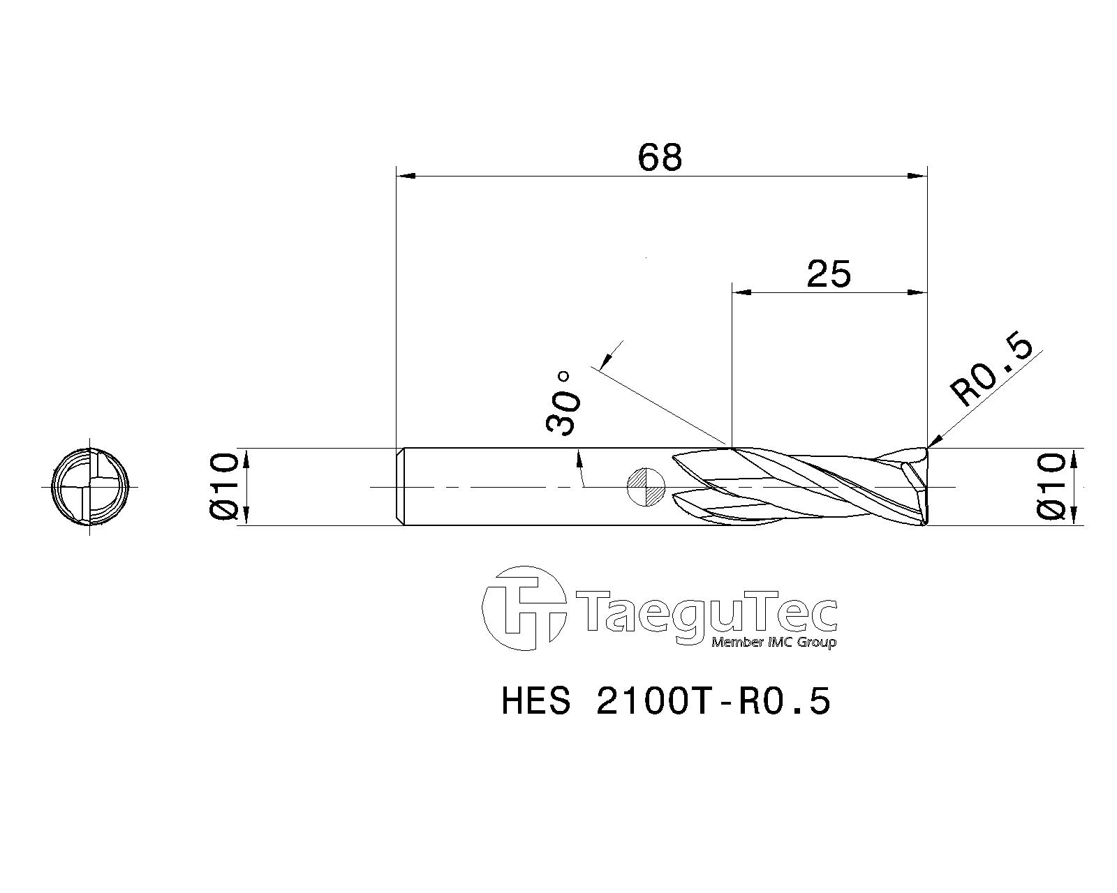 TaeguTec Cutting Tools - Metal Working Tools - HES 2...T-R : 6113093 ...