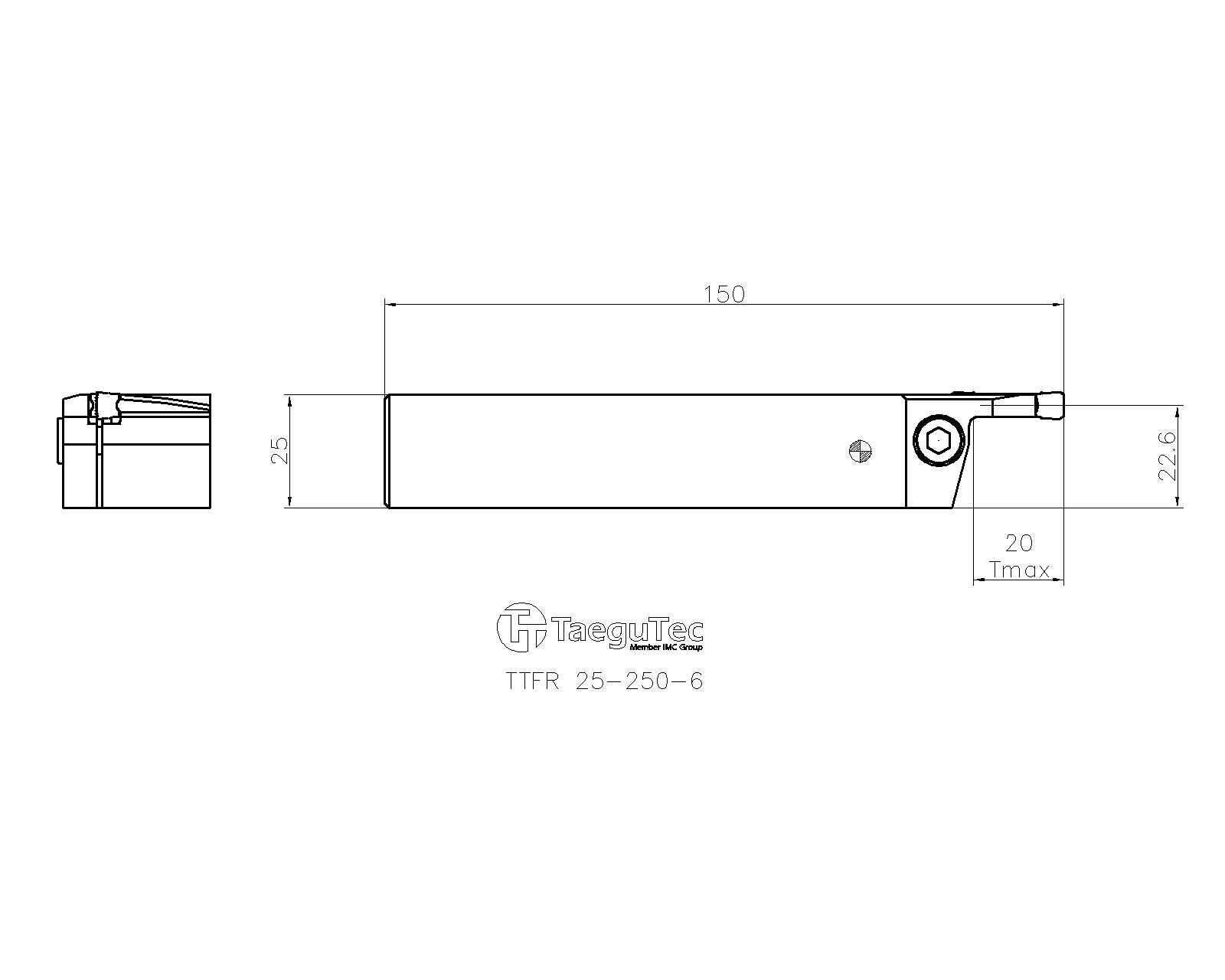 TaeguTec Cutting Tools - Metal Working Tools - TTFR/L : 6163710