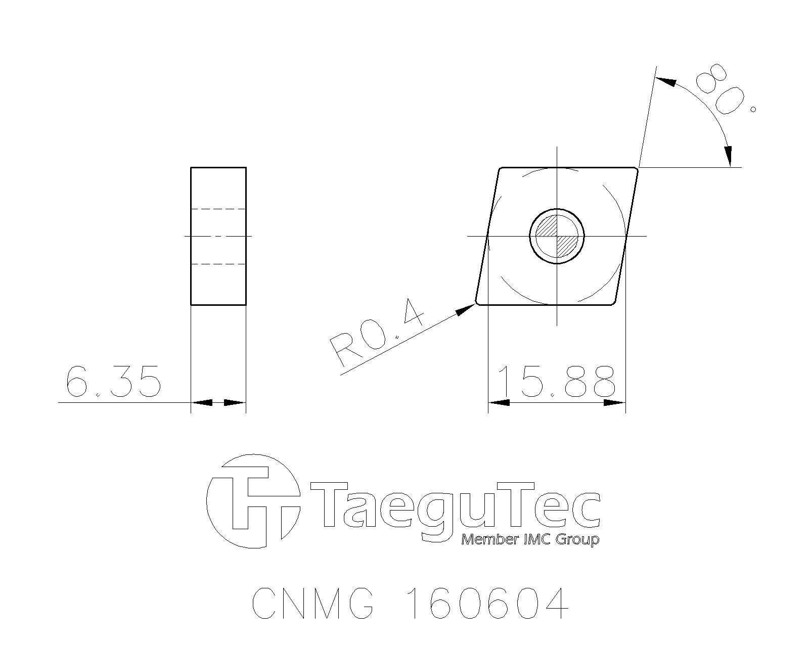 TaeguTec Cutting Tools - Metal Working Tools - CNMG : 6241165