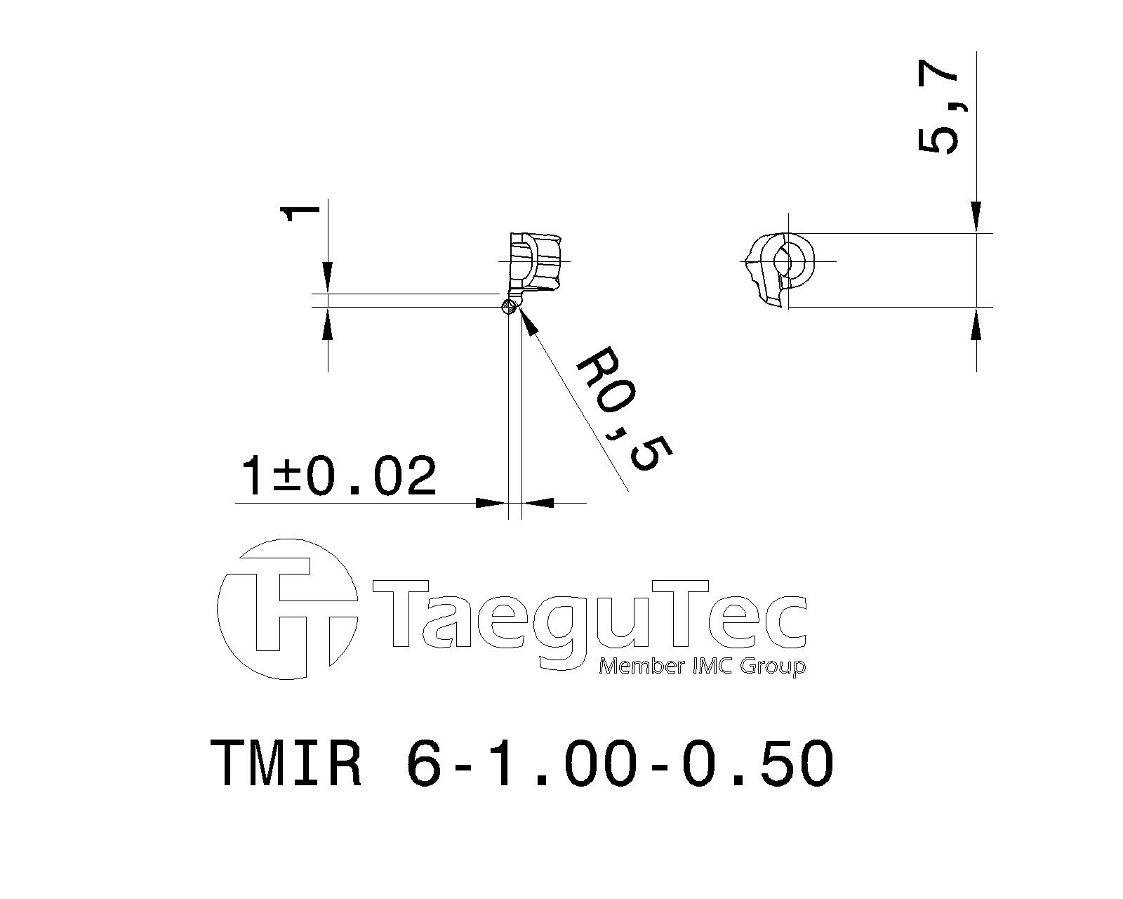 TaeguTec Cutting Tools - Metal Working Tools - TMIR/L (FULL-RADIUS