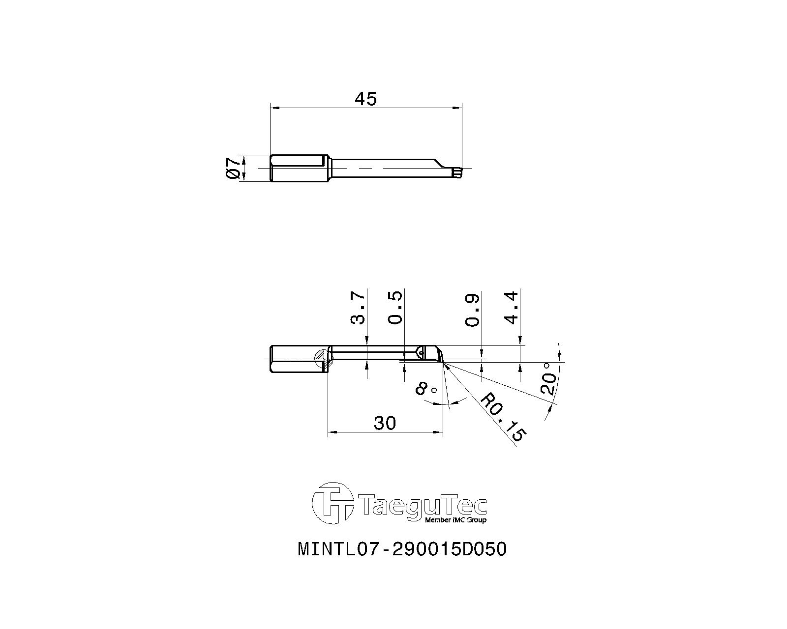 TaeguTec Cutting Tools - Metal Working Tools - MINT R/L 07 : 6861053 ...