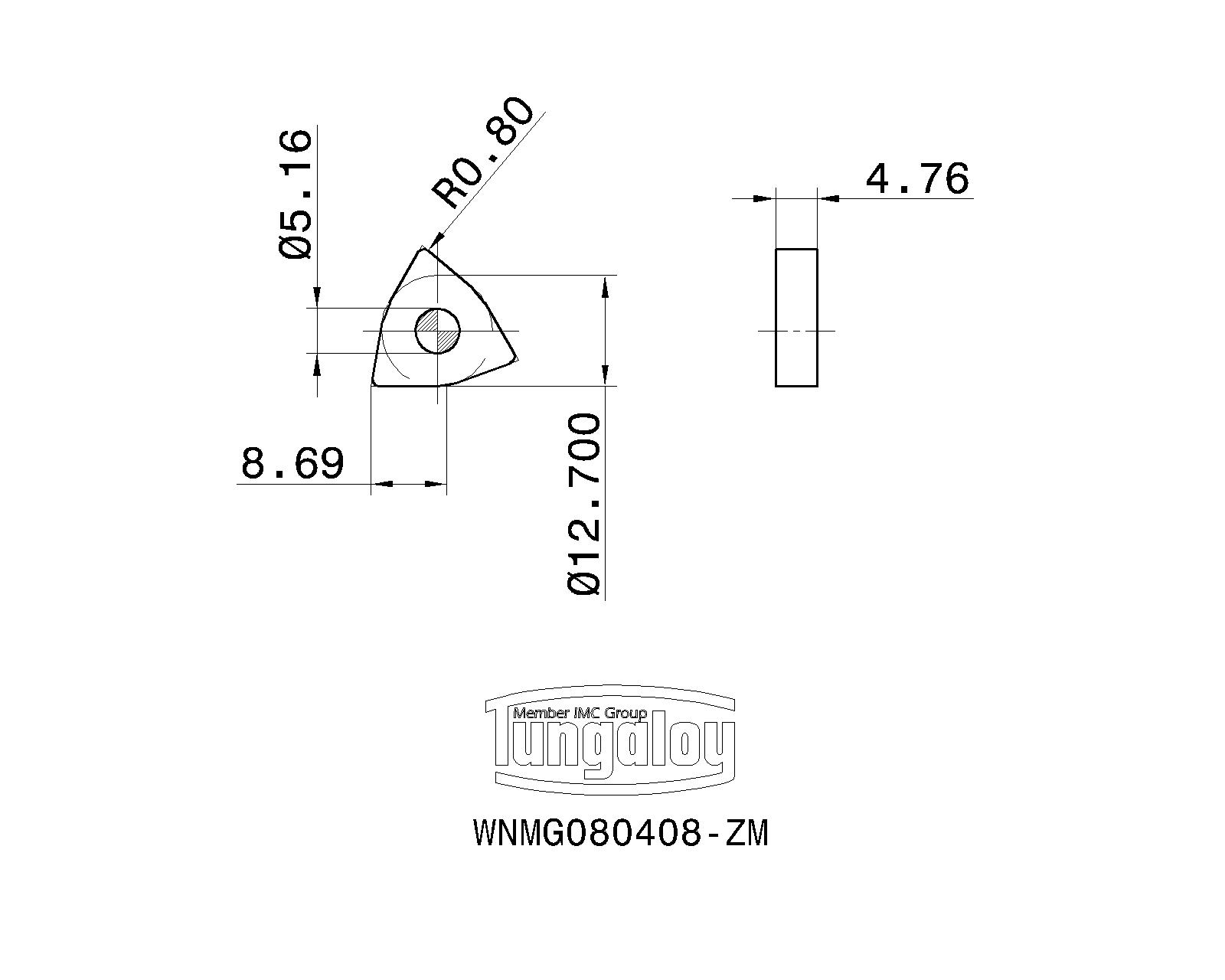 超可爱の タンガロイ 旋削用 M級ネガインサート VNMG-TS VNMG160404-TS