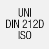UNI DIN 212D ISO                                  