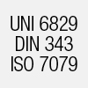 UNI6829 DIN 343 ISO 7079                          
