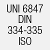 UNI 6847 DIN 334-335 ISO                          