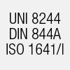 UNI 8244 DIN 844A ISO 1641/I                      