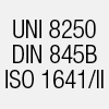 UNI 8250 DIN 845B ISO 164/II                      