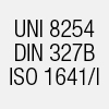 UNI 8254 DIN 327B ISO 1641/I                      