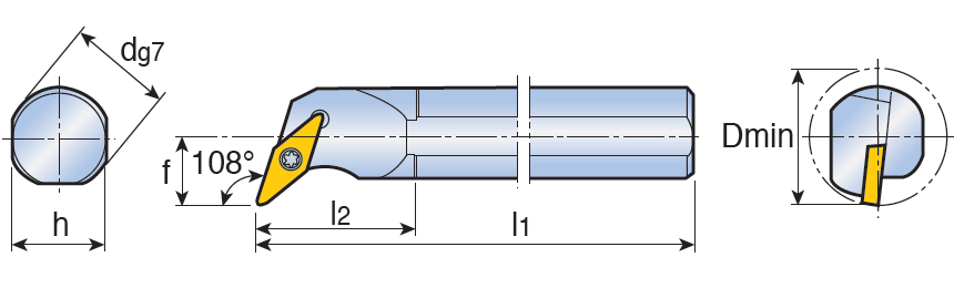 Everede S10S STFPL-3 Steel Boring Bar
